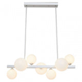 Abira Chrome 7 Bulb Pendant Lamp
