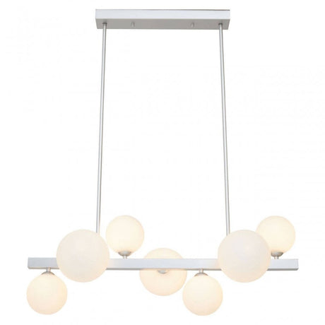 Abira Chrome 7 Bulb Pendant Lamp