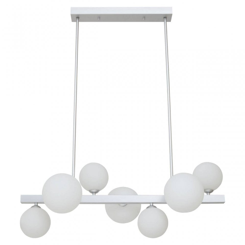Abira Chrome 7 Bulb Pendant Lamp