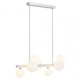 Abira Chrome 7 Bulb Pendant Lamp