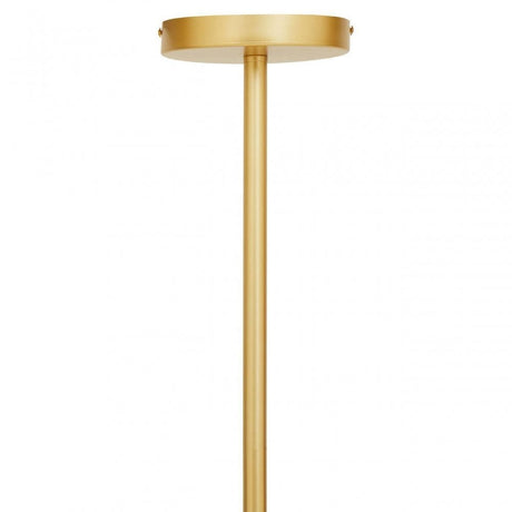 Abira Fifteen Bulb Gold Finish Pendant Light
