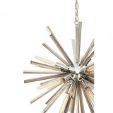 Karlo Smoke Grey Glass And Chrome Finish Light