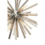 Karlo Smoke Grey Glass And Chrome Finish Light