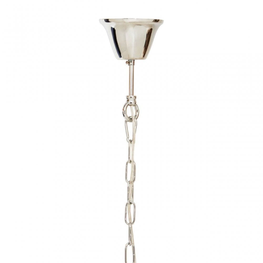 Karlo Pendant Light In Clear Acrylic And Chrome Finish