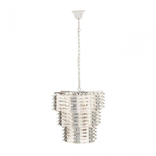 Karli Glass And Chrome Finish Prism Light