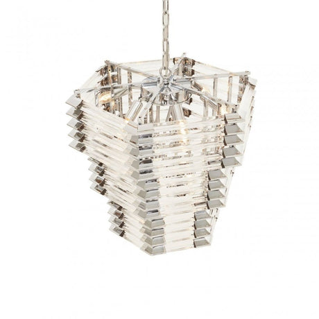 Karli Glass And Chrome Finish Prism Light