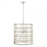 Karli Chrome And Glass Vertical Light