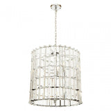 Karli Chrome And Glass Vertical Light