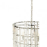 Karli Chrome And Glass Vertical Light