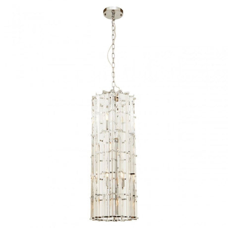 Karli Glass And Chrome Finish Vertical Light