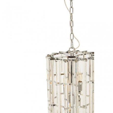 Karli Glass And Chrome Finish Vertical Light