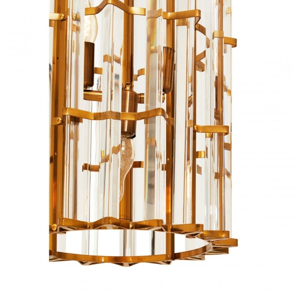Karli Brass Finish Vertical  Light