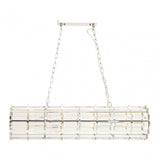Karli Chrome Eight Bulb Pendant Light