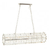 Karli Chrome Eight Bulb Pendant Light