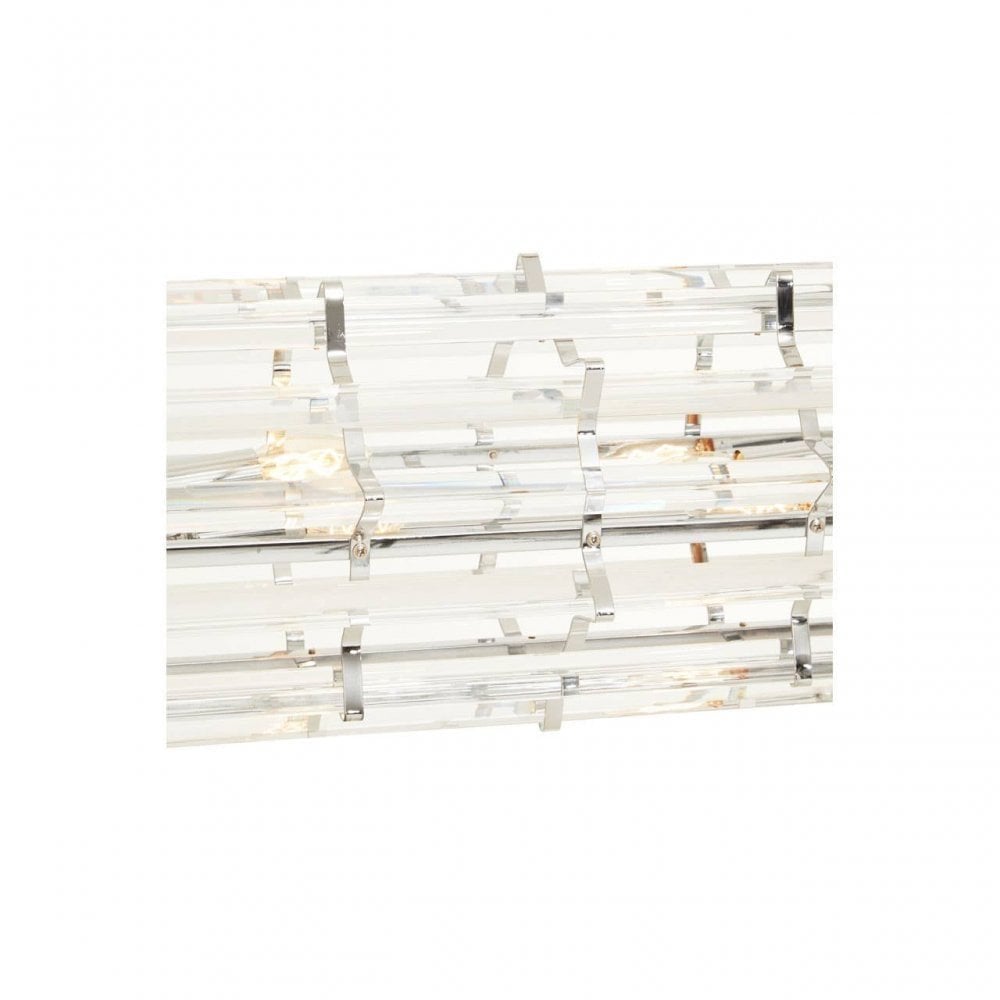 Karli Chrome Eight Bulb Pendant Light
