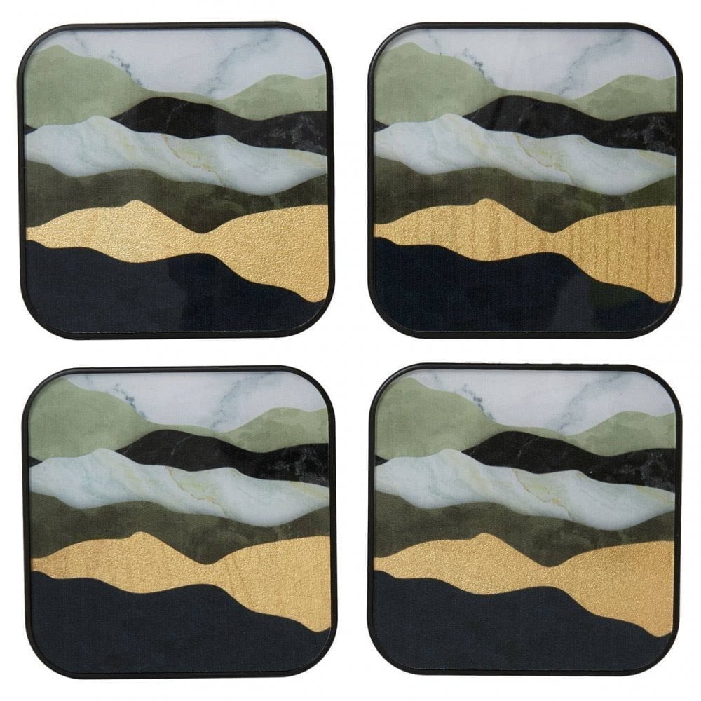 Celina Set Of Four Square Coasters