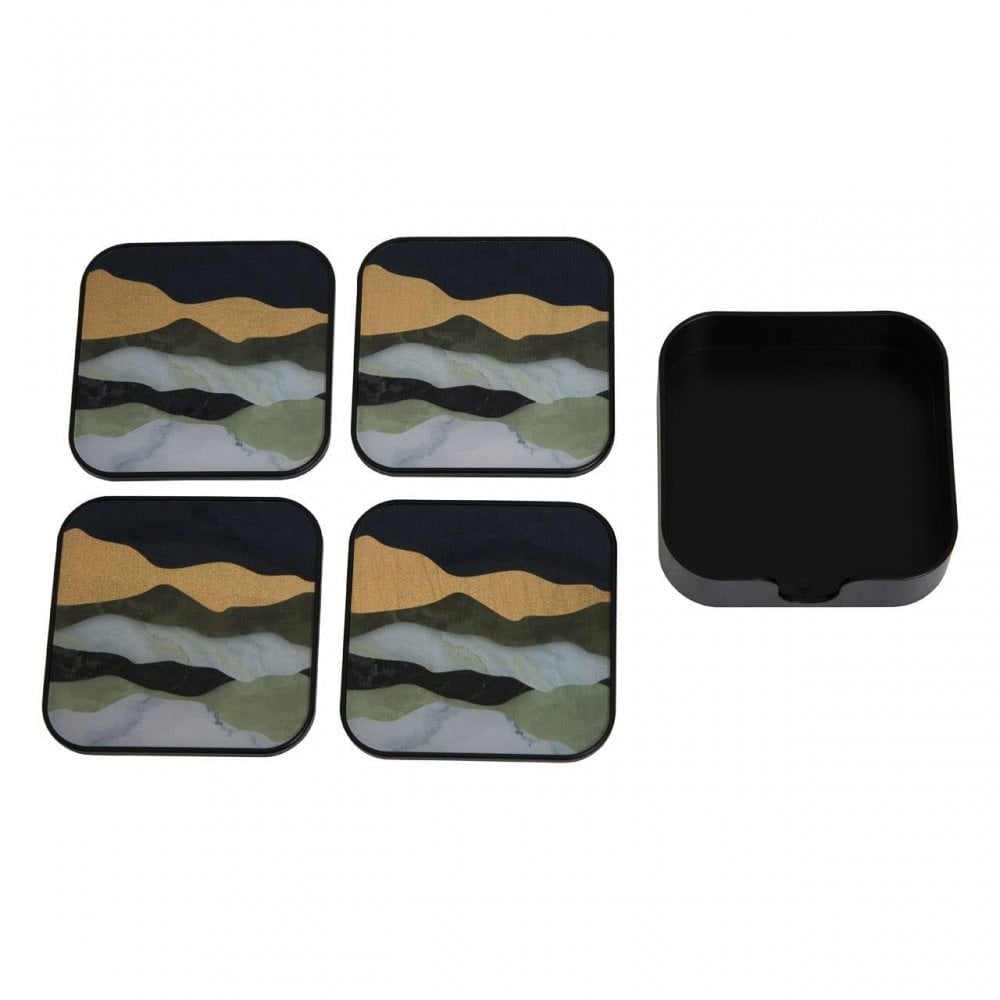 Celina Set Of Four Square Coasters