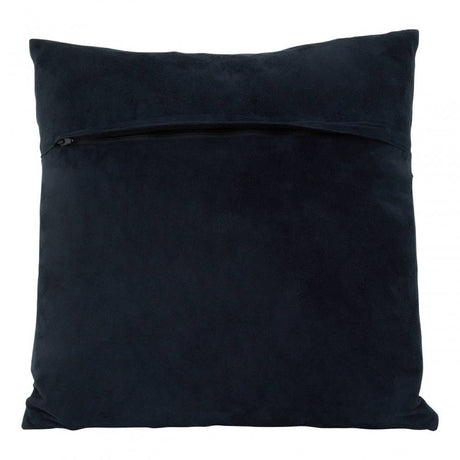 Safira Black And White Suede Cushion
