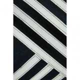 Safira Black And White Suede Cushion