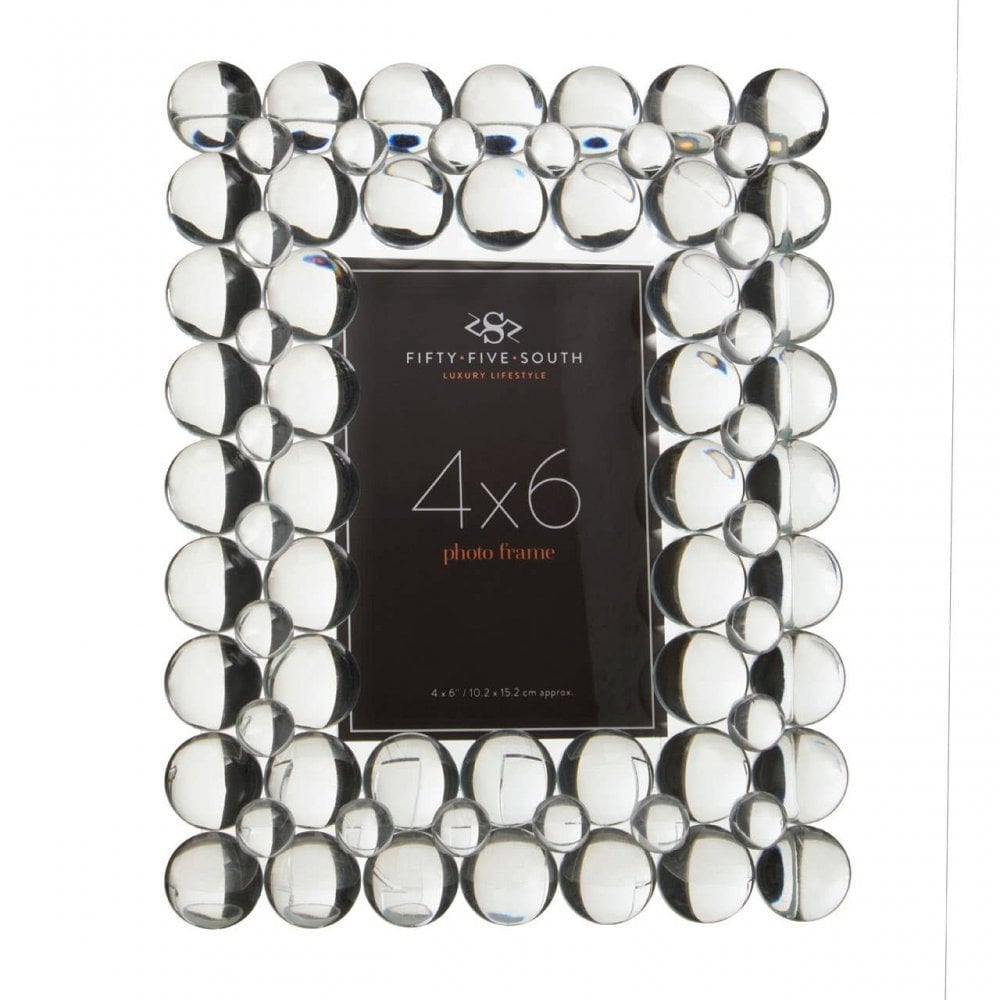 Carrie 4In X 6In Crystal Bubble Photo Frame