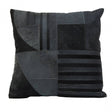 Safira Black And Grey Suede Cushion