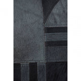 Safira Black And Grey Suede Cushion