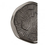 Silva Set Of Four Oak Effect Silver Top Coasters