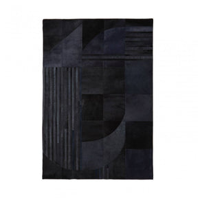 Safira Small Black And Grey Deco Rug