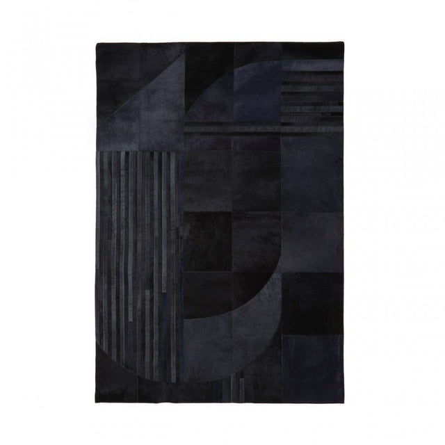 Safira Small Black And Grey Deco Rug