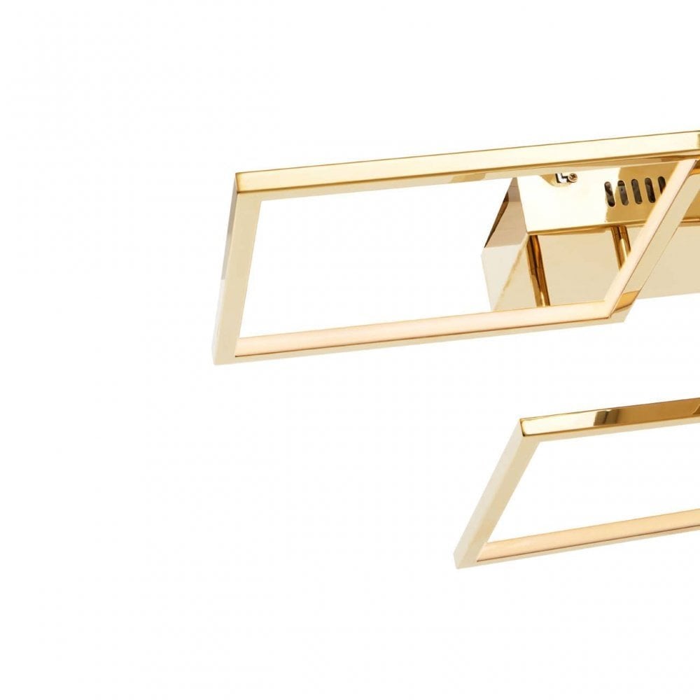 Trieste Three Square Ceiling Light