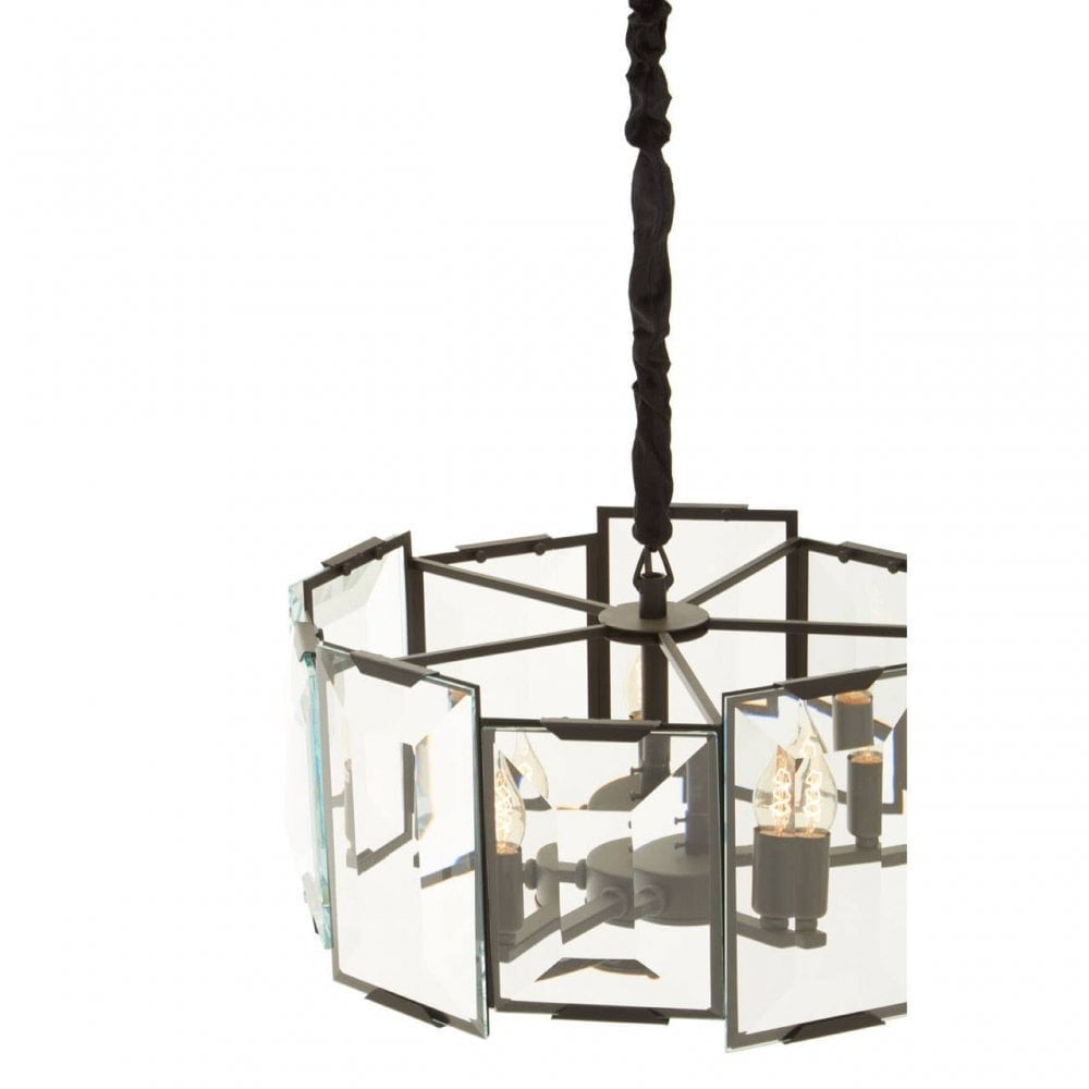 Babylon Black Iron Chandelier