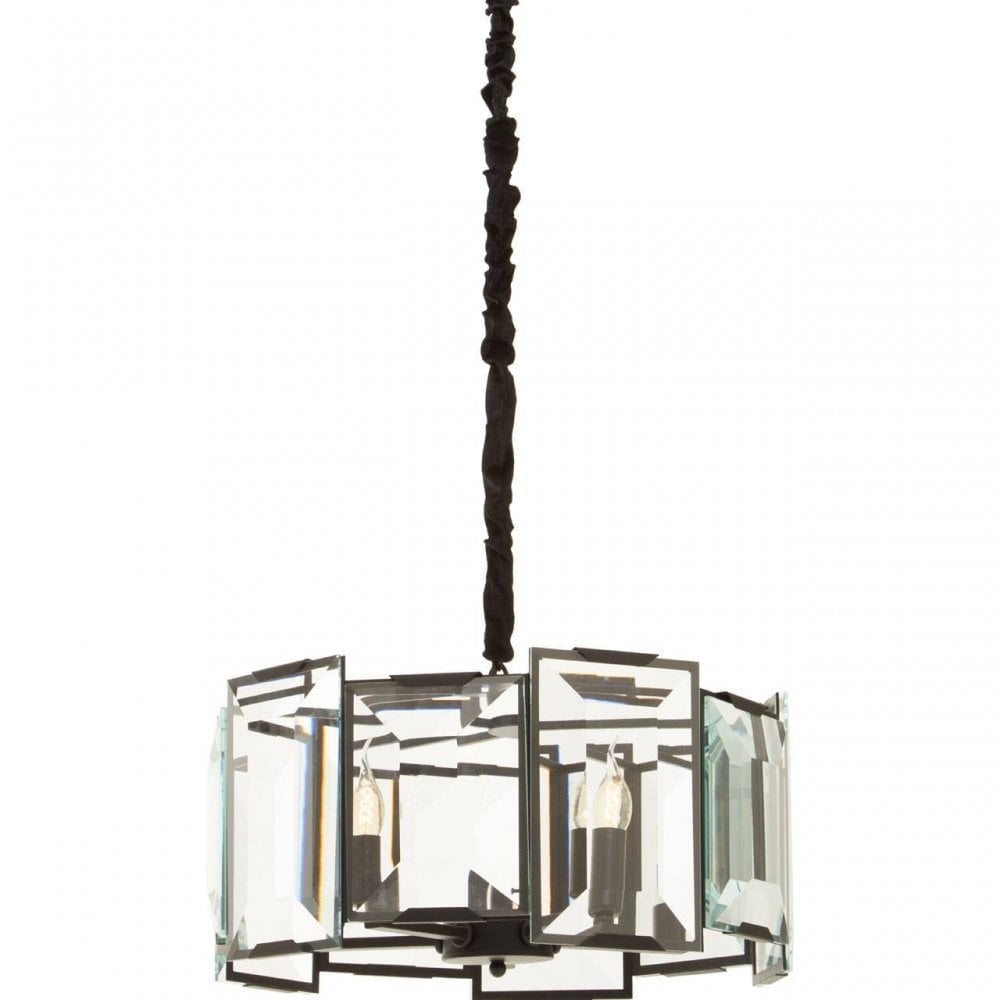 Babylon Black Iron Chandelier