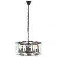Babylon Small Black Iron Chandelier