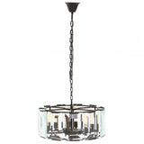 Babylon Small Black Iron Chandelier