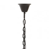 Babylon Small Black Iron Chandelier