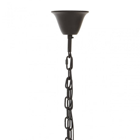 Babylon Small Black Iron Chandelier