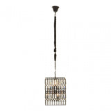 Babylon Black Iron And Crystal Chandelier