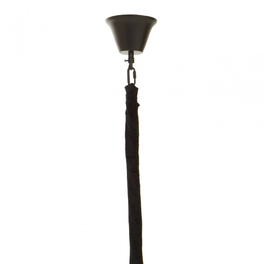Babylon Black Iron And Crystal Chandelier