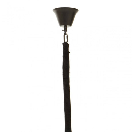 Babylon Black Iron And Crystal Chandelier