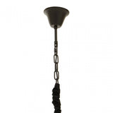 Babylon Six Bulb Black Crystal Chandelier