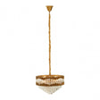 Babylon Four Bulb Antique Gold Chandelier