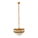 Babylon Four Bulb Antique Gold Chandelier