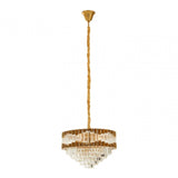 Babylon Four Bulb Antique Gold Chandelier