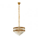 Babylon Four Bulb Antique Gold Chandelier