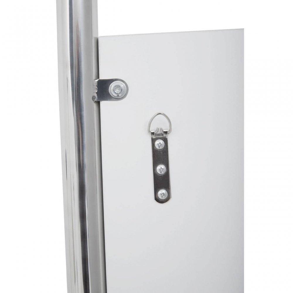 Genoa Silver Frame Standing Floor Mirror