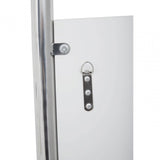 Genoa Silver Frame Standing Floor Mirror