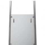 Genoa Silver Frame Standing Floor Mirror