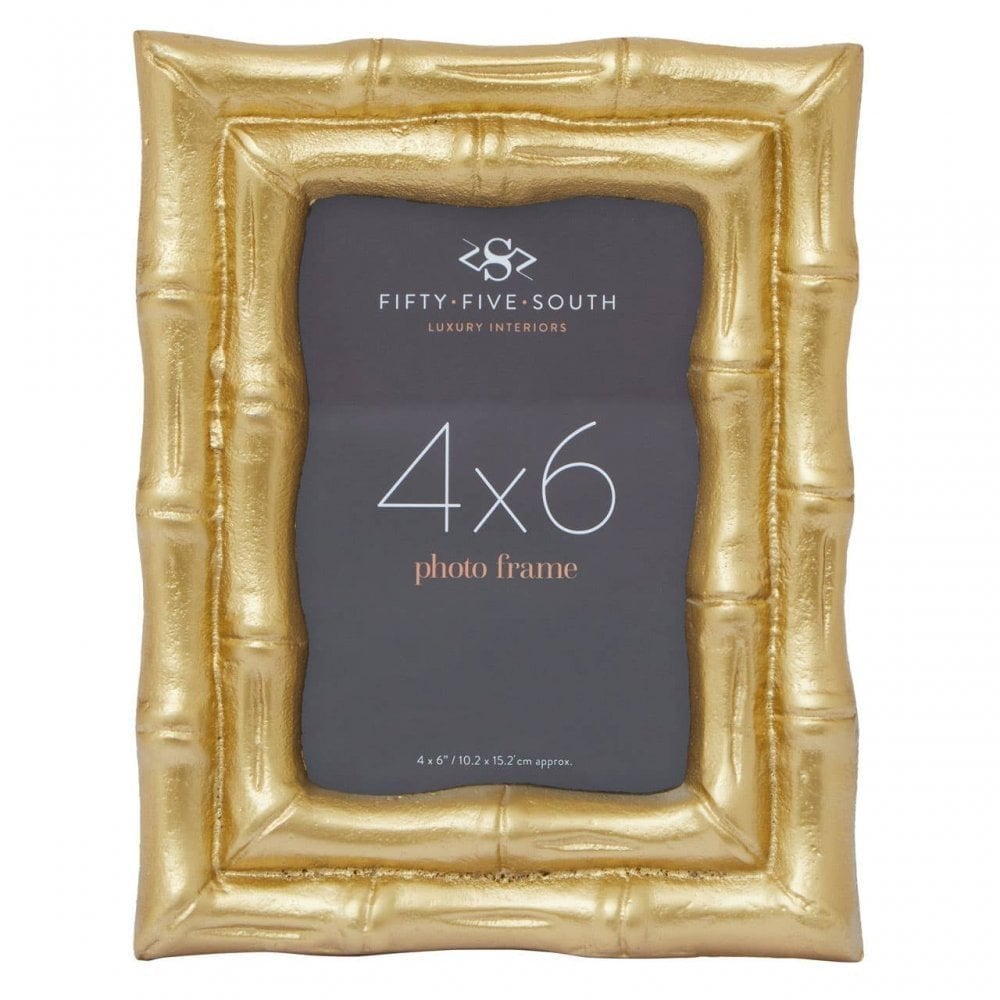 Hiba Small Gold Finish Photo Frame