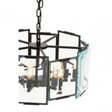 Babylon Black Six Bulb Chandelier