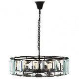 Babylon Large Black Iron Chandelier